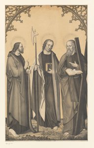 Heiliger Jakobus der Jüngere, Matthäus und Andreas von Johann Nepomuk Strixner