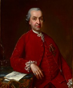 Porträt von Baron Samuel von Brukenthal (1721-1803), Gouverneur des Großfürstentums Siebenbürgen, von Johann Nepomuk Della Croce (1736-1819). Öl auf Leinwand, ca. 1790. Dimension: 93x71 cm. Muzeul National Brukenthal, Sibiu von Johann Nepomuk della Croce