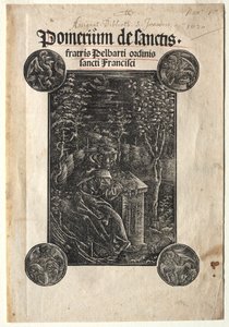 Pelbart von Temesvar studiert in einem Garten, 1620 von Johann Otmar