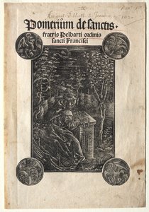 Pelbart von Temesvar studiert in einem Garten von Johann Otmar