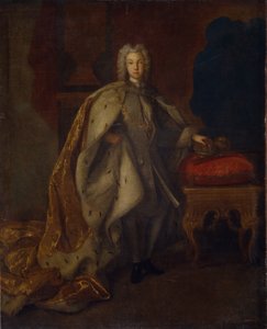 Porträt des Zaren Peter II. von Russland 1715-1730, 1728 von Johann Paul Luedden
