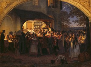 Münchener Gartenfest von Johann Peter Hasenclever