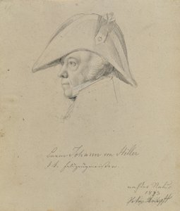Baron Johann von Hiller von Johann Peter Krafft
