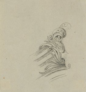 Brunnenanlage im Pfirsichgarten des Oberen Belvederes (Detail) von Johann Peter Krafft