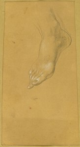 Fußstudie zu "Rüdiger und Angelika" von Johann Peter Krafft
