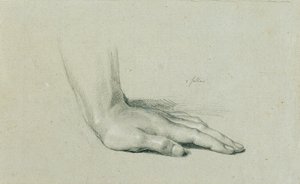 Handstudie zu "Arindal und Daura" von Johann Peter Krafft