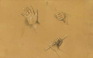 Handstudien zur "Szene aus dem Tiroler Freiheitskampf" von Johann Peter Krafft