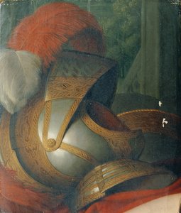 Helm und Rundschild von Johann Peter Krafft