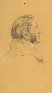 Kopfstudie zu "Rückkehr des Kaisers Franz aus Pressburg" von Johann Peter Krafft