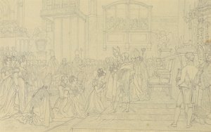 Krönung der Kaiserin Carolina Augusta in Pressburg von Johann Peter Krafft