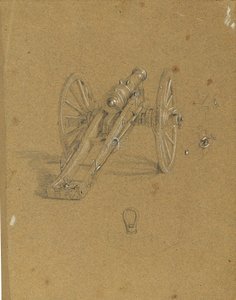 Lafette mit Mörser von Johann Peter Krafft