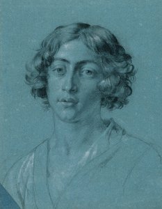 Porträtstudie zu "David mit dem Haupt Goliaths"