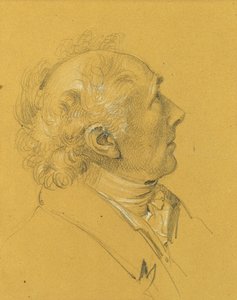 Porträtstudie zur "Ausfahrt des Kaiserpaares nach einer schweren Krankheit des Kaisers Franz I." von Johann Peter Krafft