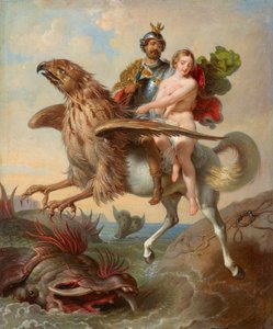 Rüdiger und Angelica (Studie) von Johann Peter Krafft