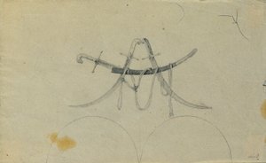 Studie mit Säbeln von Johann Peter Krafft