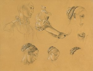 Studie zu "Hermann und Dorothea im Weinberg"