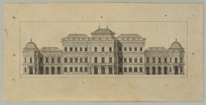 Studie zum Oberen Belvedere