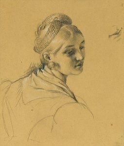Weibliche Studie zum "Einzug nach dem Pariser Frieden" von Johann Peter Krafft