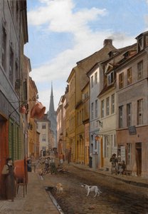 Parochialstraße in Berlin, 1831 von Johann Philipp Eduard Gartner