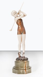 Golfer im Badeanzug, ca. 1925 von Johann Philipp Ferdinand Preiss