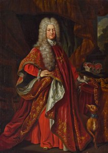Karl III. Philipp, Kurfürst von der Pfalz (1661-1742) in den Roben des Ordens vom Goldenen Vlies von Johann Philipp von der Schlichten