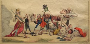 Der Eintritt der Zensur in Deutschland, 1842 von Johann Richard Seel