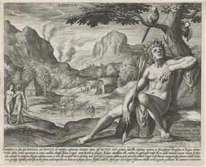 Amerika von Johann Sadeler (I)