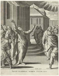 Christus betet zu Gott