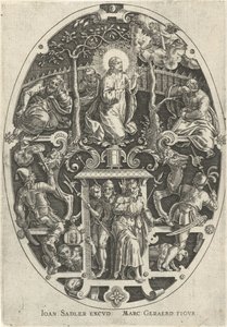 Christus im Garten Gethsemane von Johann Sadeler (I)