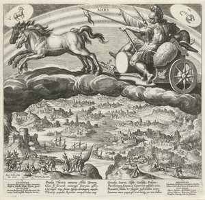 Der Planet Mars und sein Einfluss auf die Welt von Johann Sadeler (I)