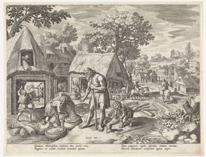Methusalem und seine Kinder von Johann Sadeler (I)