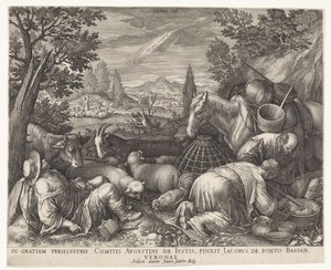 Berufung Abrahams von Johann Sadeler (I)