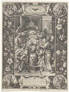 Sterbebett von Maria von Johann Sadeler (I)