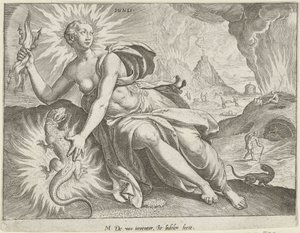 Feuer von Johann Sadeler (I)