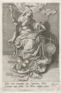 Weisheit (Sapientia) überwindet menschliche Verwirrung (Caligo Humana)