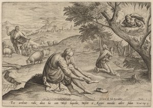 Gott erscheint Moses, 1585