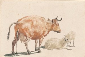 Die pisse Kuh von Johann Teyler, after Paulus Potter
