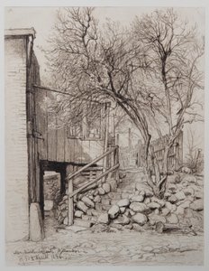 Alter Mühlenberg beim Millernthor von Johann Theobald Riefesell