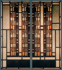 Rasterstreifen Orange von Johan Thorn Prikker