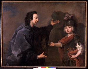 Erbprinz Friedrich III. und sein Lehrer Graf Ulrich von Thun