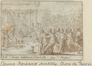 Chor der Hirten: Carino, Montano und Mirtillo von Johann Wilhelm Baur