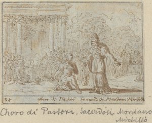 Chor der Hirten und Priester: Montano, Mirtillo, 1640