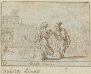 Corisca und Linco, 1640