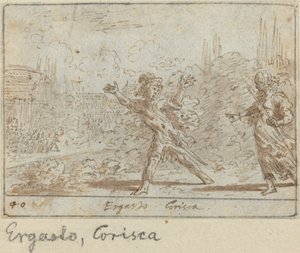 Ergasto und Corisca von Johann Wilhelm Baur