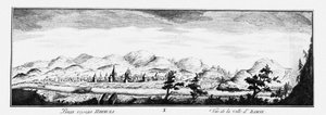 Ansicht von Ilimsk von Johann Wilhelm Lürsenius