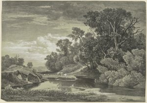 Am Arly bei Karlsruhe von Johann Wilhelm Schirmer