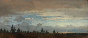 Bewölkter Abendhimmel von Johann Wilhelm Schirmer