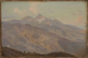 Blick auf Gebirge von Johann Wilhelm Schirmer