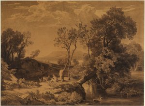 Das Paradies als ein Frühlingsmorgen von Johann Wilhelm Schirmer