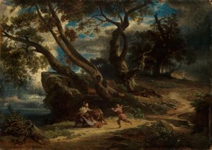 Der Überfall von Johann Wilhelm Schirmer
